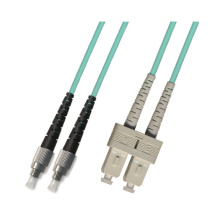 15m FC a SC Duplex 10 Gigabits 50/125 Fibra Óptica Patch Cable Cable